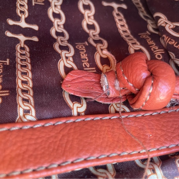 Tignanello compact organizational wallet essentials crossbody in Rust & Scarf - Picture 13 of 16